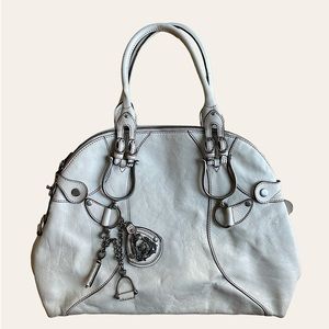Juicy Couture White Leather Satchel